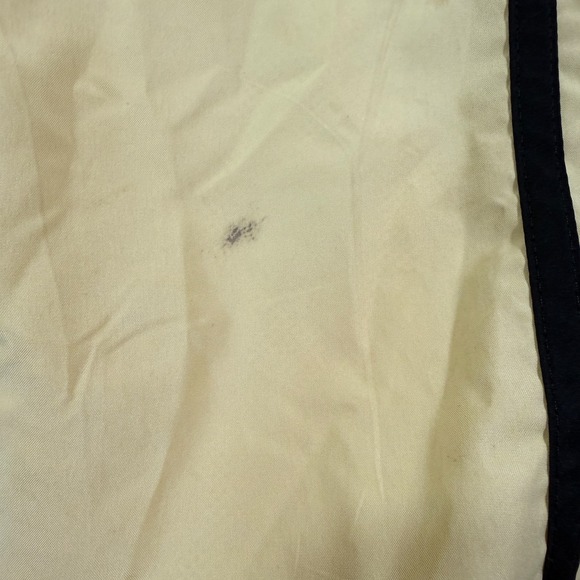 Adidas Windbreaker Women XL Yellow Full Zip Hooded Lightweight Jacket 3 Stripes - Picture 2 of 10